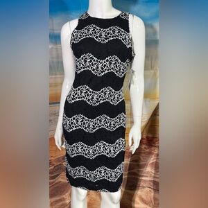 Maggie London lace overlay dress